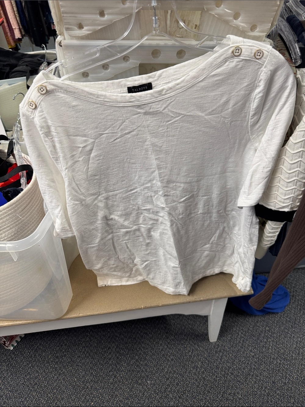 Talbots top M // 061749